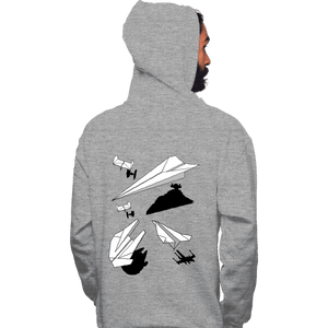 Daily_Deal_Shirts Pullover Hoodies, Unisex / Small / Sports Grey Paper Wars
