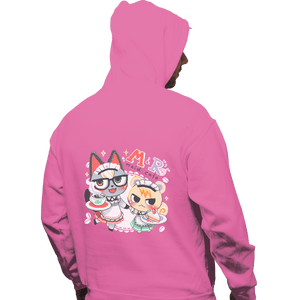 Shirts Zippered Hoodies, Unisex / Small / Red M&R Maid Cafe