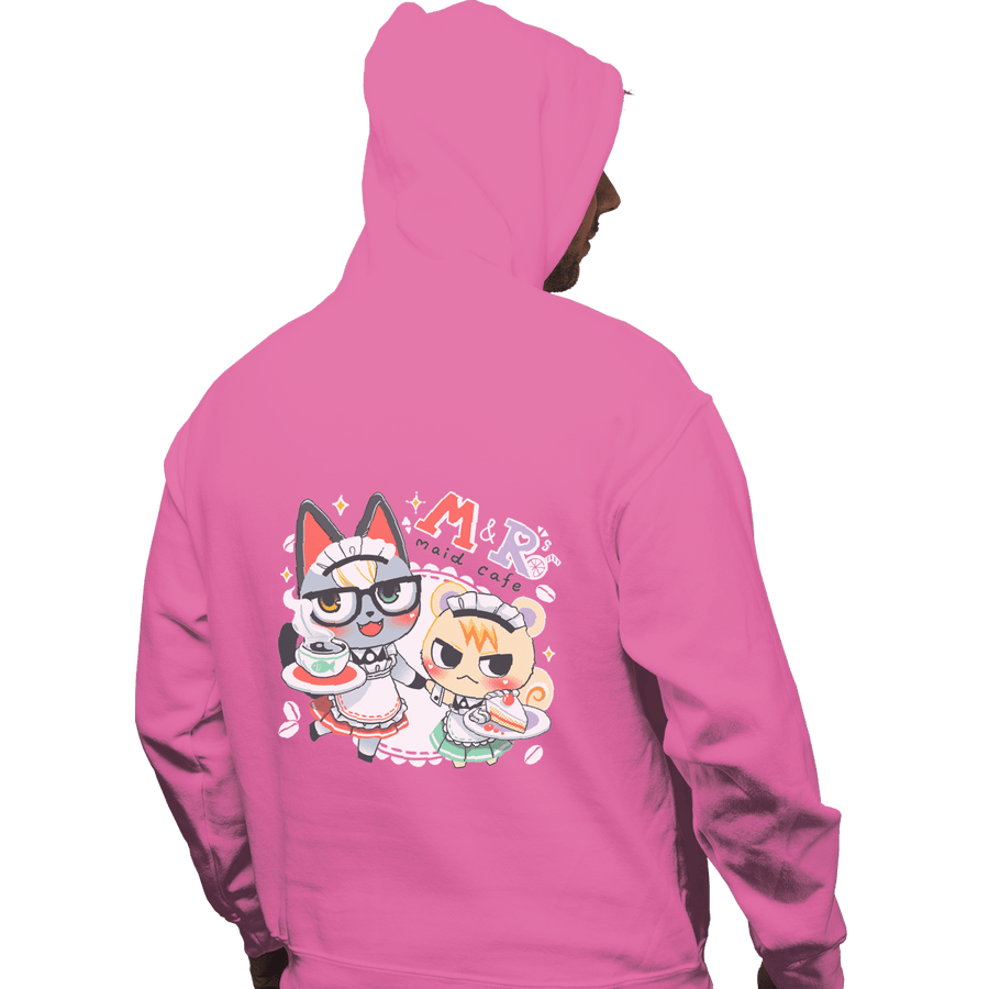 Shirts Zippered Hoodies, Unisex / Small / Red M&R Maid Cafe