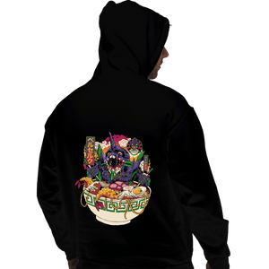 Daily_Deal_Shirts Pullover Hoodies, Unisex / Small / Black Ramen EVA