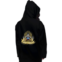 Load image into Gallery viewer, Shirts Pullover Hoodies, Unisex / Small / Black Gold Throne
