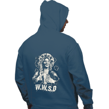 Load image into Gallery viewer, Secret_Shirts Pullover Hoodies, Unisex / Small / Indigo Blue W.W.S.D.

