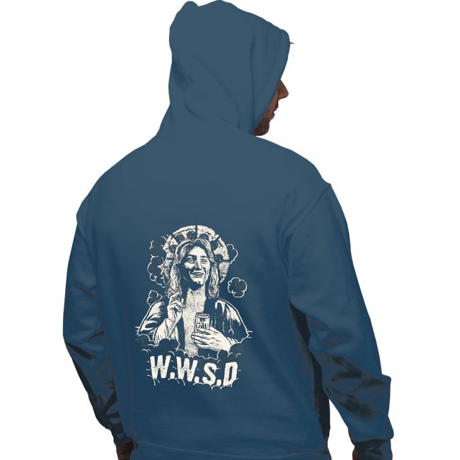 Secret_Shirts Pullover Hoodies, Unisex / Small / Indigo Blue W.W.S.D.