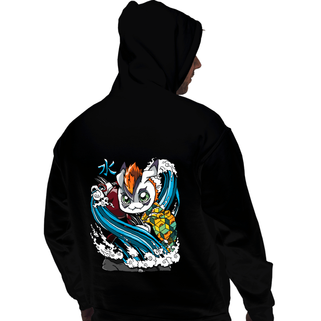 Daily_Deal_Shirts Pullover Hoodies, Unisex / Small / Black Hashira Water