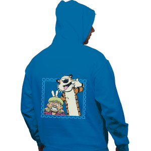 Shirts Zippered Hoodies, Unisex / Small / Royal Blue Exotic Joe and Tiger