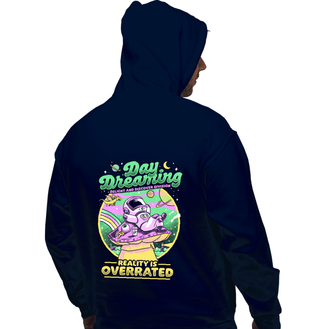 Secret_Shirts Pullover Hoodies, Unisex / Small / Navy Day Dreaming Astronaut