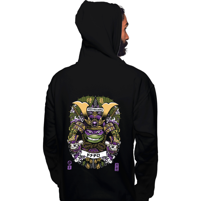 Daily_Deal_Shirts Pullover Hoodies, Unisex / Small / Black Samurai Donnie