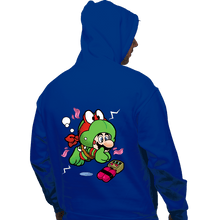 Load image into Gallery viewer, Shirts Pullover Hoodies, Unisex / Small / Royal Blue Super Raph Suit
