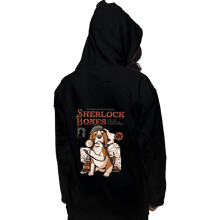 Load image into Gallery viewer, Daily_Deal_Shirts Pullover Hoodies, Unisex / Small / Black Sherlock Bones
