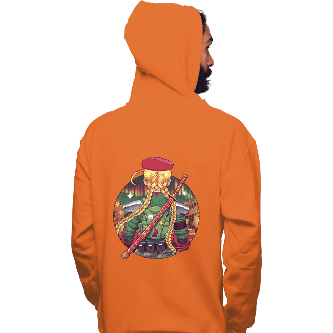 Daily_Deal_Shirts Pullover Hoodies, Unisex / Small / Orange Autumn Fighter