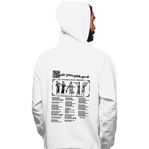 Daily_Deal_Shirts Pullover Hoodies, Unisex / Small / White Never Gonna Giveth