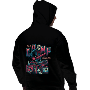Daily_Deal_Shirts Pullover Hoodies, Unisex / Small / Black The Camp Counselor