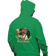 Load image into Gallery viewer, Shirts Zippered Hoodies, Unisex / Small / Irish Green It&#39;s A Draft
