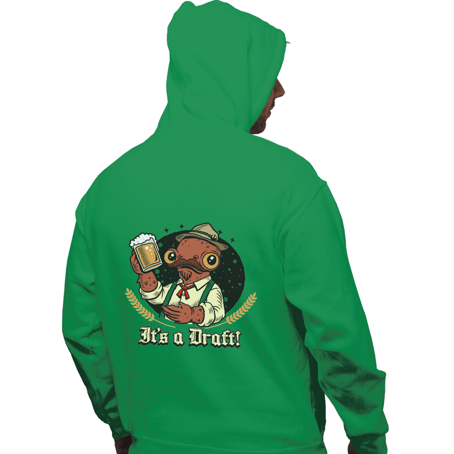 Shirts Zippered Hoodies, Unisex / Small / Irish Green It's A Draft