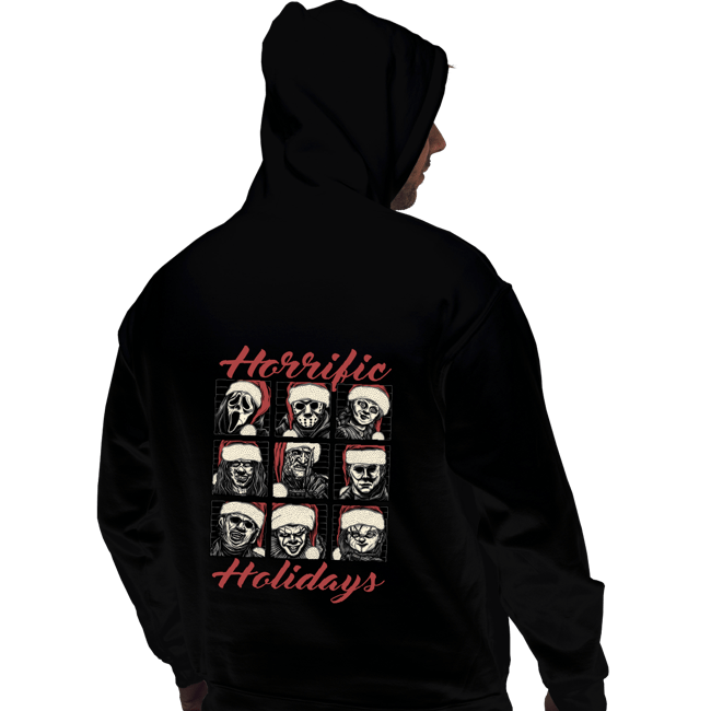 Daily_Deal_Shirts Pullover Hoodies, Unisex / Small / Black Horrific Holidays
