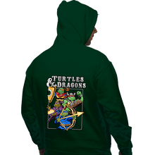 Load image into Gallery viewer, Daily_Deal_Shirts Pullover Hoodies, Unisex / Small / Forest Turtles &amp; Dragons
