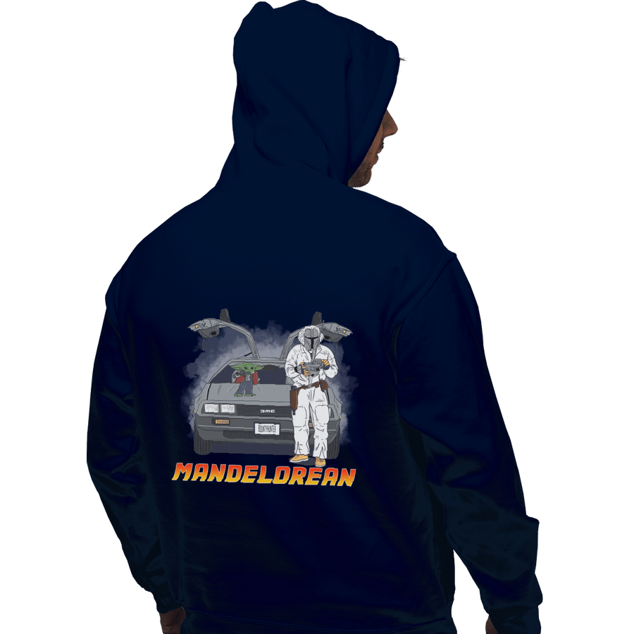 Shirts Zippered Hoodies, Unisex / Small / Navy Mandelorean