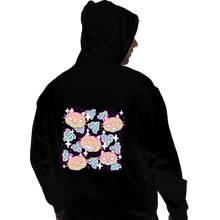 Load image into Gallery viewer, Daily_Deal_Shirts Pullover Hoodies, Unisex / Small / Black Pumpkin Cat Garden
