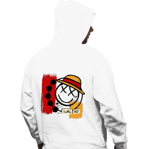 Daily_Deal_Shirts Pullover Hoodies, Unisex / Small / White Luffy 182