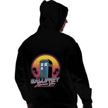 Load image into Gallery viewer, Shirts Zippered Hoodies, Unisex / Small / Black Gallifrey Summer Vibes
