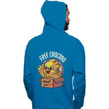 Load image into Gallery viewer, Shirts Zippered Hoodies, Unisex / Small / Royal Blue Adopt A Chocobo
