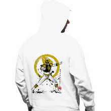 Load image into Gallery viewer, Daily_Deal_Shirts Pullover Hoodies, Unisex / Small / White White Ranger Sumi-e
