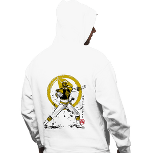 Daily_Deal_Shirts Pullover Hoodies, Unisex / Small / White White Ranger Sumi-e
