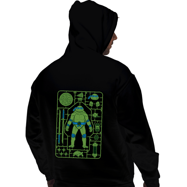 Daily_Deal_Shirts Pullover Hoodies, Unisex / Small / Black Leonardo Model Sprue