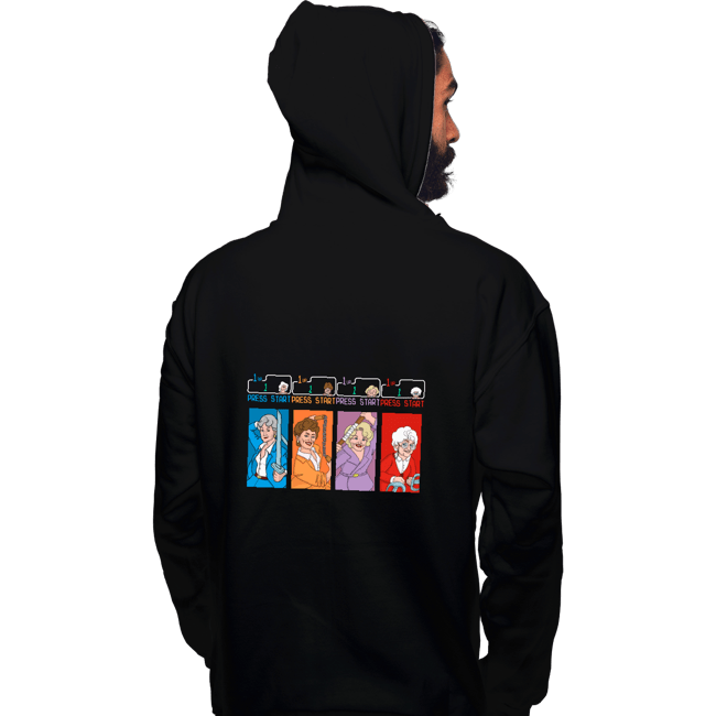 Daily_Deal_Shirts Pullover Hoodies, Unisex / Small / Black Golden Ninjas