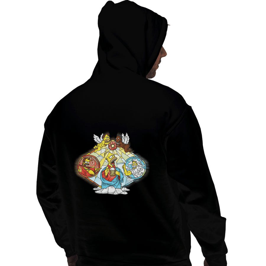 Shirts Zippered Hoodies, Unisex / Small / Black Holy Donut