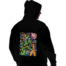 Load image into Gallery viewer, Daily_Deal_Shirts Pullover Hoodies, Unisex / Small / Black TMNT Pilgrim
