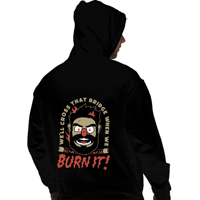 Daily_Deal_Shirts Pullover Hoodies, Unisex / Small / Black Burn It Billy