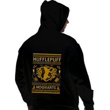 Load image into Gallery viewer, Shirts Pullover Hoodies, Unisex / Small / Black Hufflepuff Sweater
