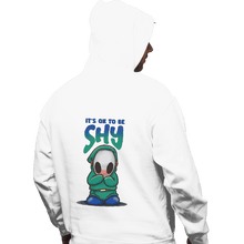 Load image into Gallery viewer, Shirts Pullover Hoodies, Unisex / Small / White Shy!
