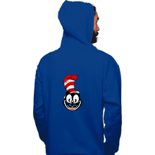 Load image into Gallery viewer, Shirts Pullover Hoodies, Unisex / Small / Royal Blue Mad Cat Hat
