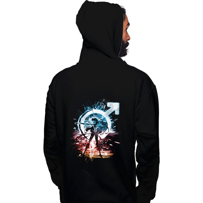 Shirts Pullover Hoodies, Unisex / Small / Black Mars Storm