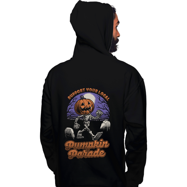 Shirts Pullover Hoodies, Unisex / Small / Black Halloween Pumpkin Parade