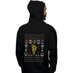 Shirts Pullover Hoodies, Unisex / Small / Black Mighty Morphin Christmas