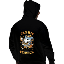 Load image into Gallery viewer, Daily_Deal_Shirts Pullover Hoodies, Unisex / Small / Black Cleric At Your Service

