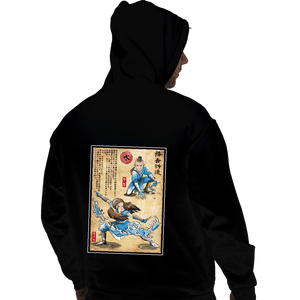 Daily_Deal_Shirts Pullover Hoodies, Unisex / Small / Black Water Tribe Master Woodblock