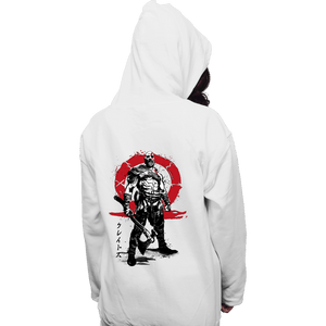Daily_Deal_Shirts Pullover Hoodies, Unisex / Small / White Killer Of Gods Sumi-e