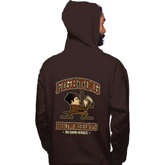 Daily_Deal_Shirts Pullover Hoodies, Unisex / Small / Dark Chocolate Fighting Browncoats