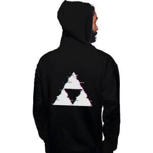 Shirts Zippered Hoodies, Unisex / Small / Black Ddjvigo's Glitch Triforce