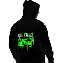Load image into Gallery viewer, Shirts Pullover Hoodies, Unisex / Small / Black It&#39;s Not Easy Bein&#39; Green
