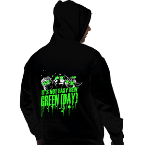 Shirts Pullover Hoodies, Unisex / Small / Black It's Not Easy Bein' Green