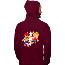 Load image into Gallery viewer, Secret_Shirts Pullover Hoodies, Unisex / Small / Maroon Lucas &amp; Ness
