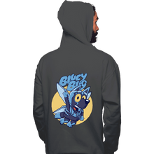Load image into Gallery viewer, Daily_Deal_Shirts Pullover Hoodies, Unisex / Small / Charcoal Bluey Bug

