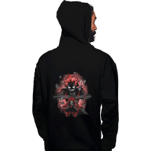 Load image into Gallery viewer, Shirts Zippered Hoodies, Unisex / Small / Black Red Riot Hero
