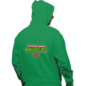 Shirts Zippered Hoodies, Unisex / Small / Irish Green These Pretzels Are Making Me Thirsty