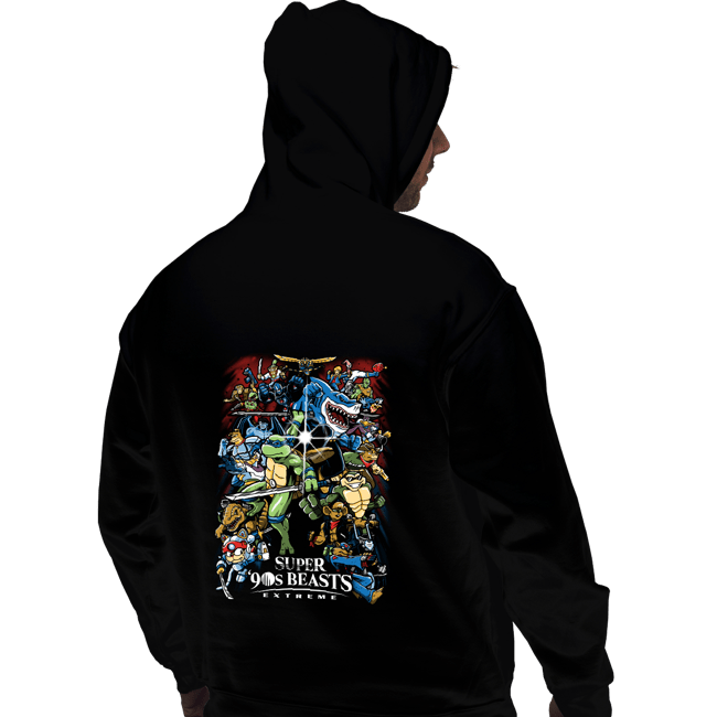 Secret_Shirts Pullover Hoodies, Unisex / Small / Black Super 90s Beasts